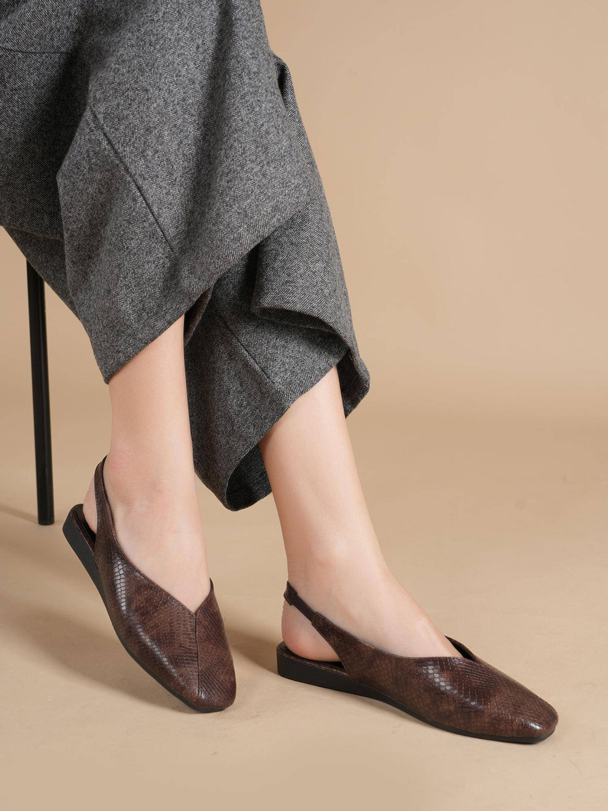 Women Brown Sandals | SN09 - view 2