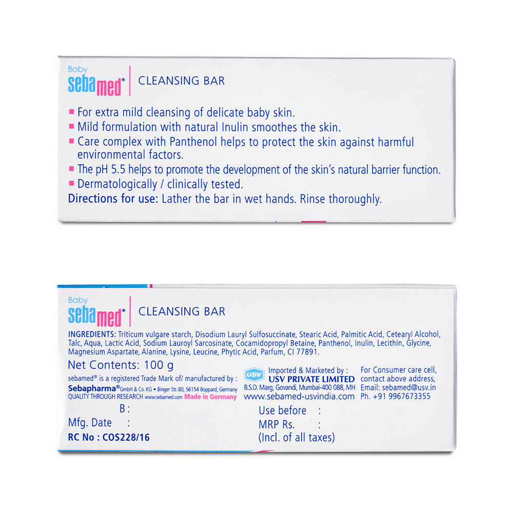 Baby Cleansing Bar, pH 5.5 , Newborn Bathing, Soap Free, Tear Free | H02 - view 3