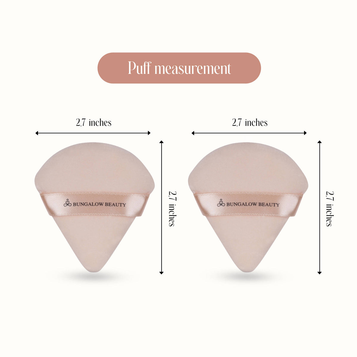 Triangle Powder Puffs | C83 - view 5