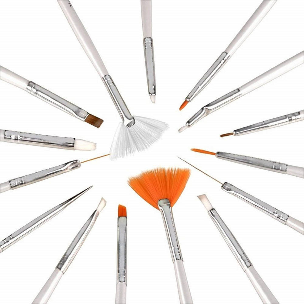 Nail Art Kit Brush Set Acrylic Uv Polish Brushes Tool Kit | T32 - view 3