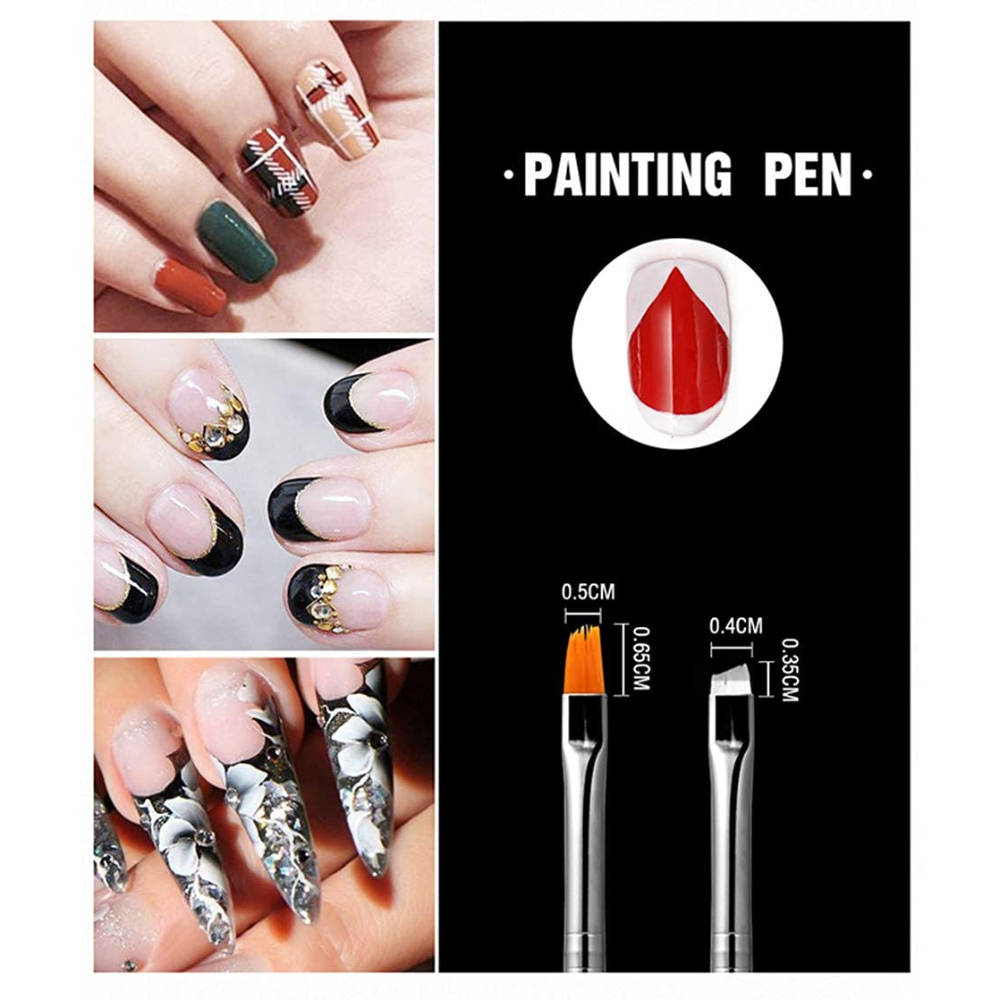 Nail Art Kit Brush Set Acrylic Uv Polish Brushes Tool Kit | T32 - view 4