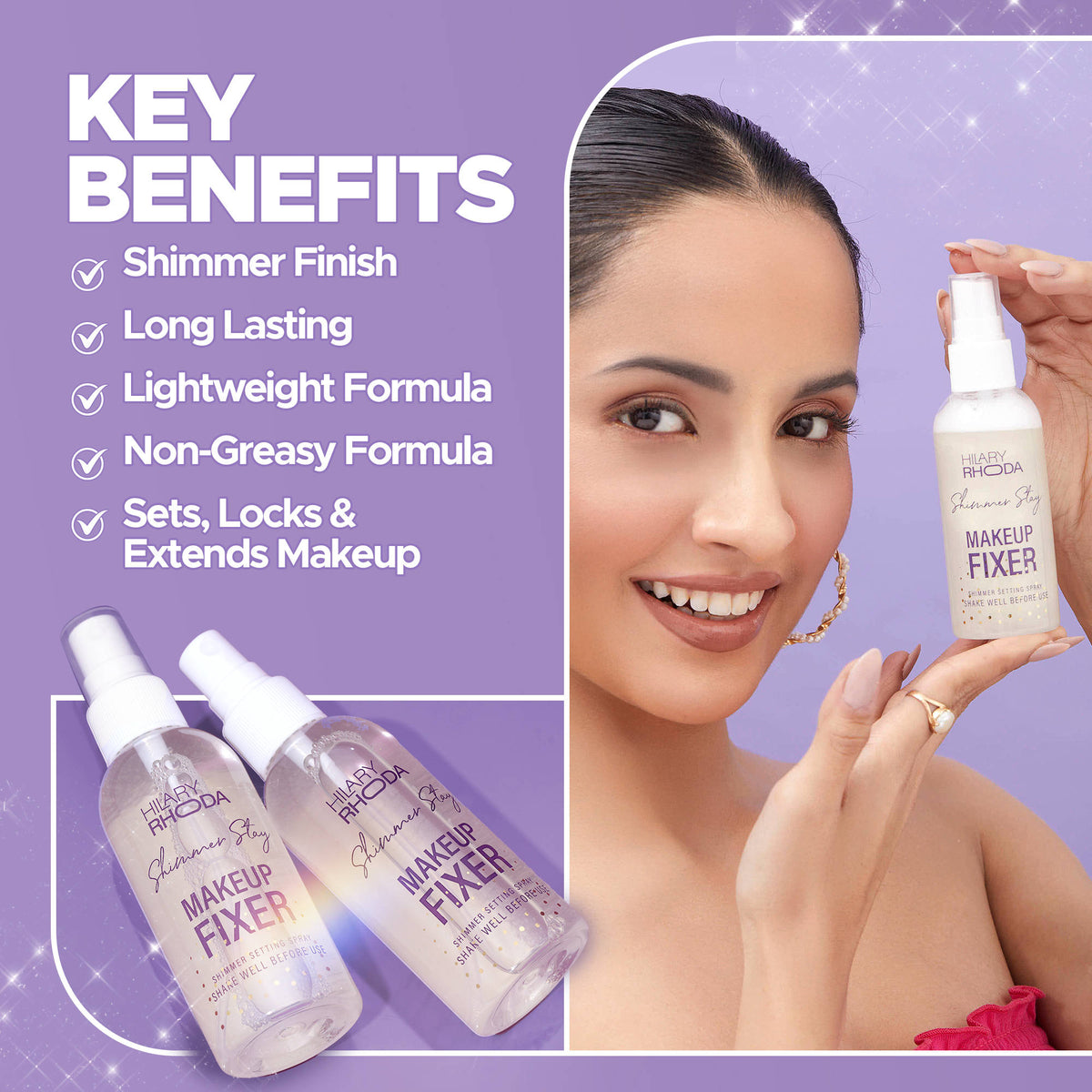 Shimmer Stay Makeup Fixer | F14 - view 4