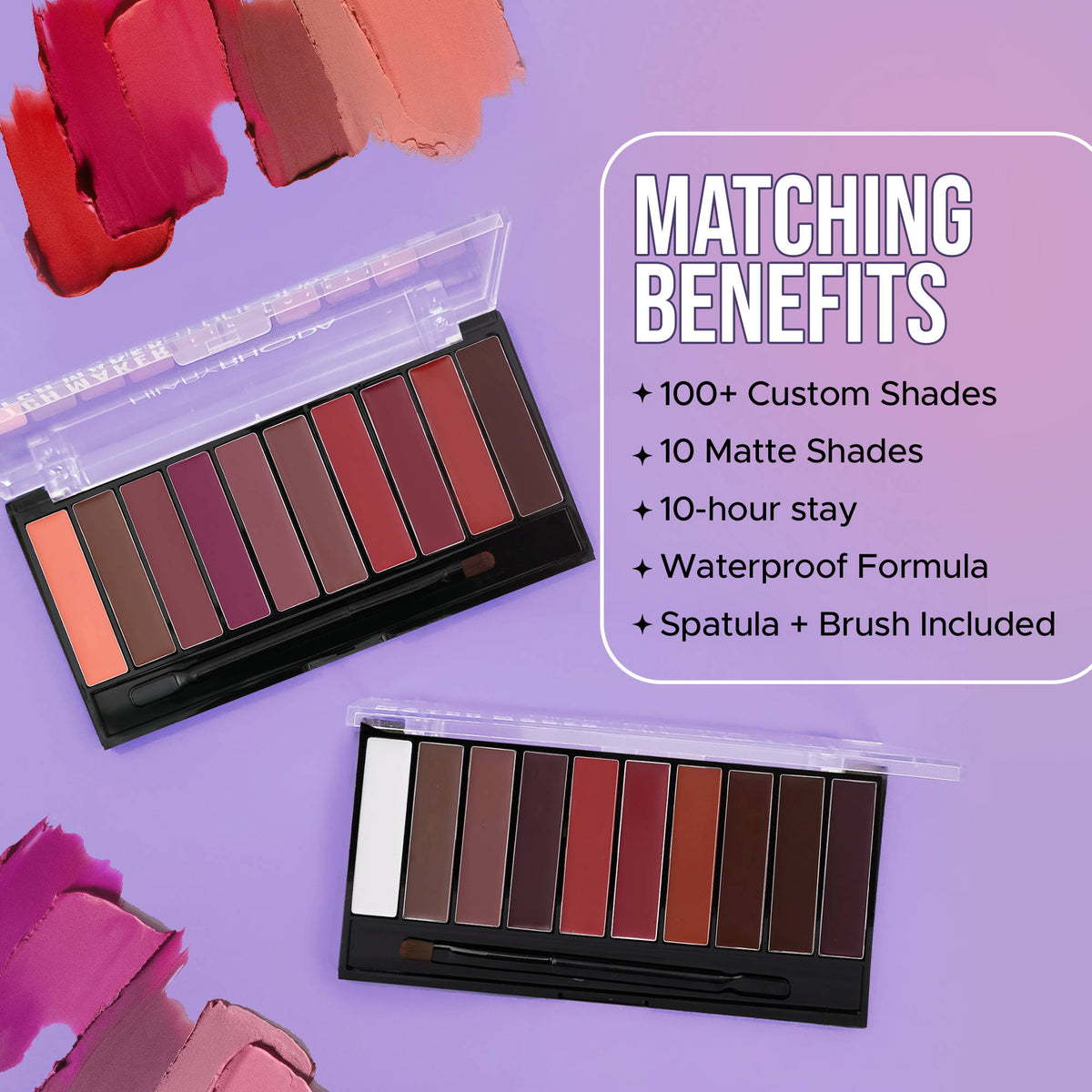 Match Maker Waterproof Lip Palette | L12 - view 4