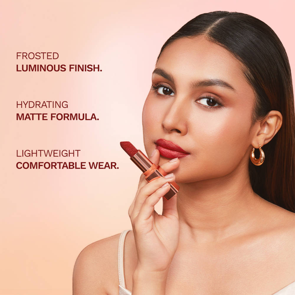 Dubai Bling Glitter Lipstick Soft Matte Finish, Non-Drying with Vitamin E - Jumeirah Jewel01 | L12 - view 4