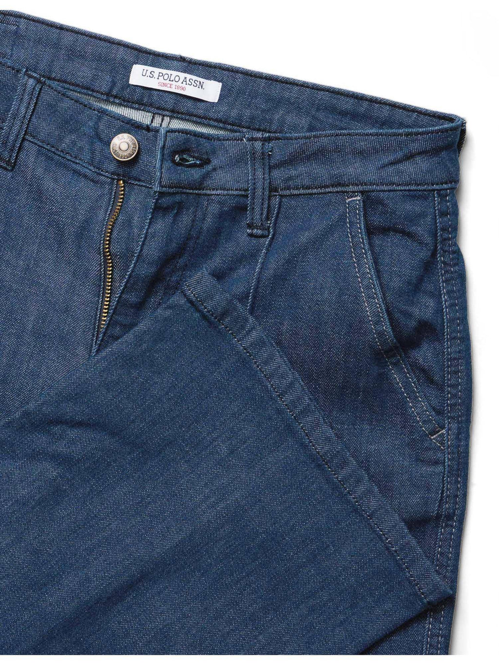 Women Blue Solid High Rise Straight Fit Jeans | ST23 - view 2