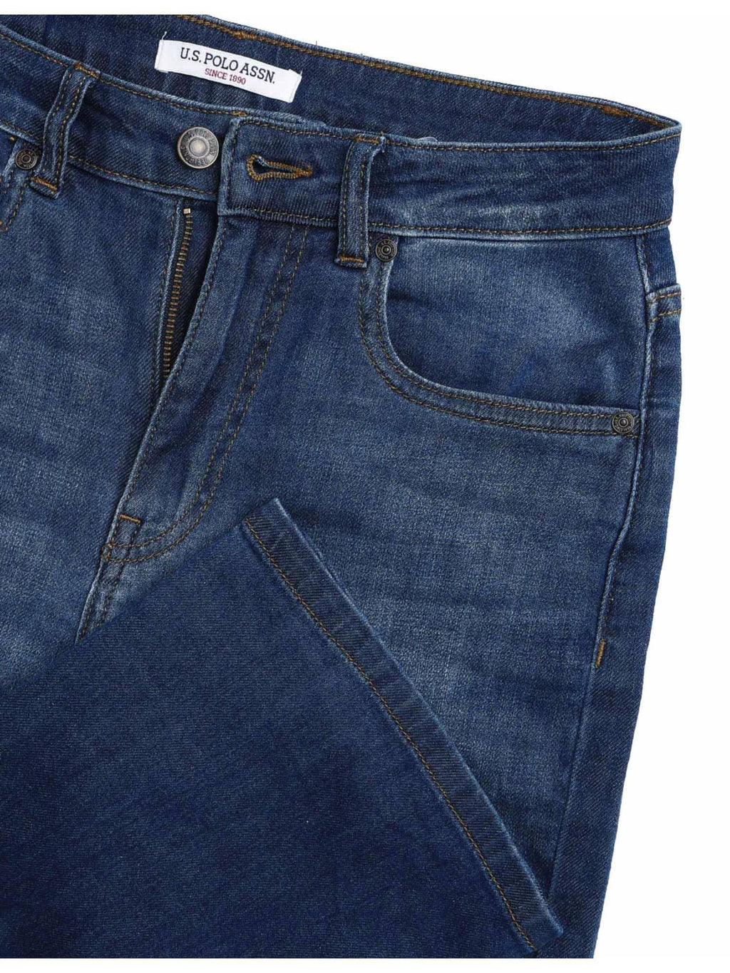 Women Blue Solid Whiskered Bootcut Fit Jeans | BT10 - view 2