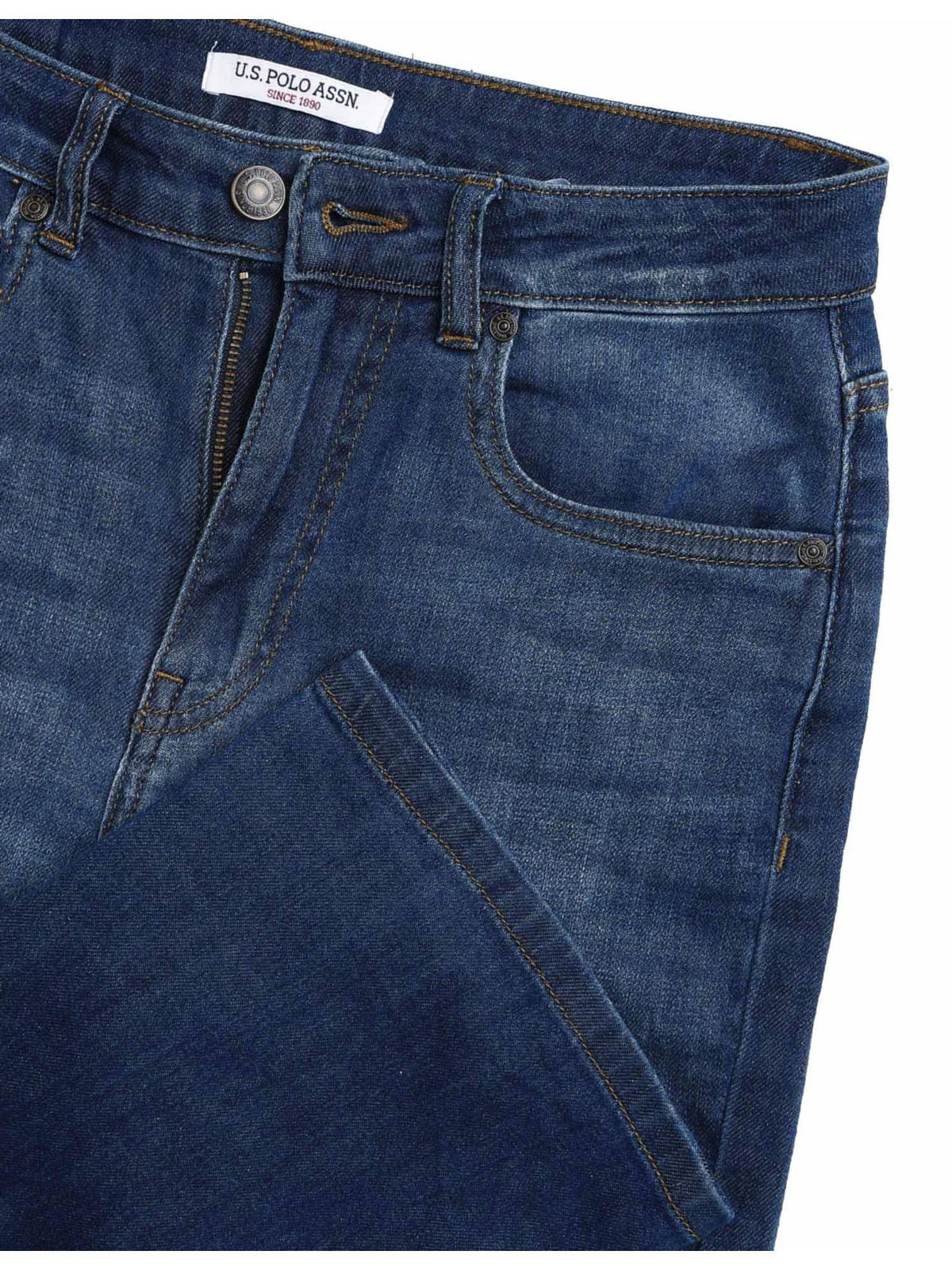 Women Blue Solid Whiskered Bootcut Fit Jeans | BT10 - view 2
