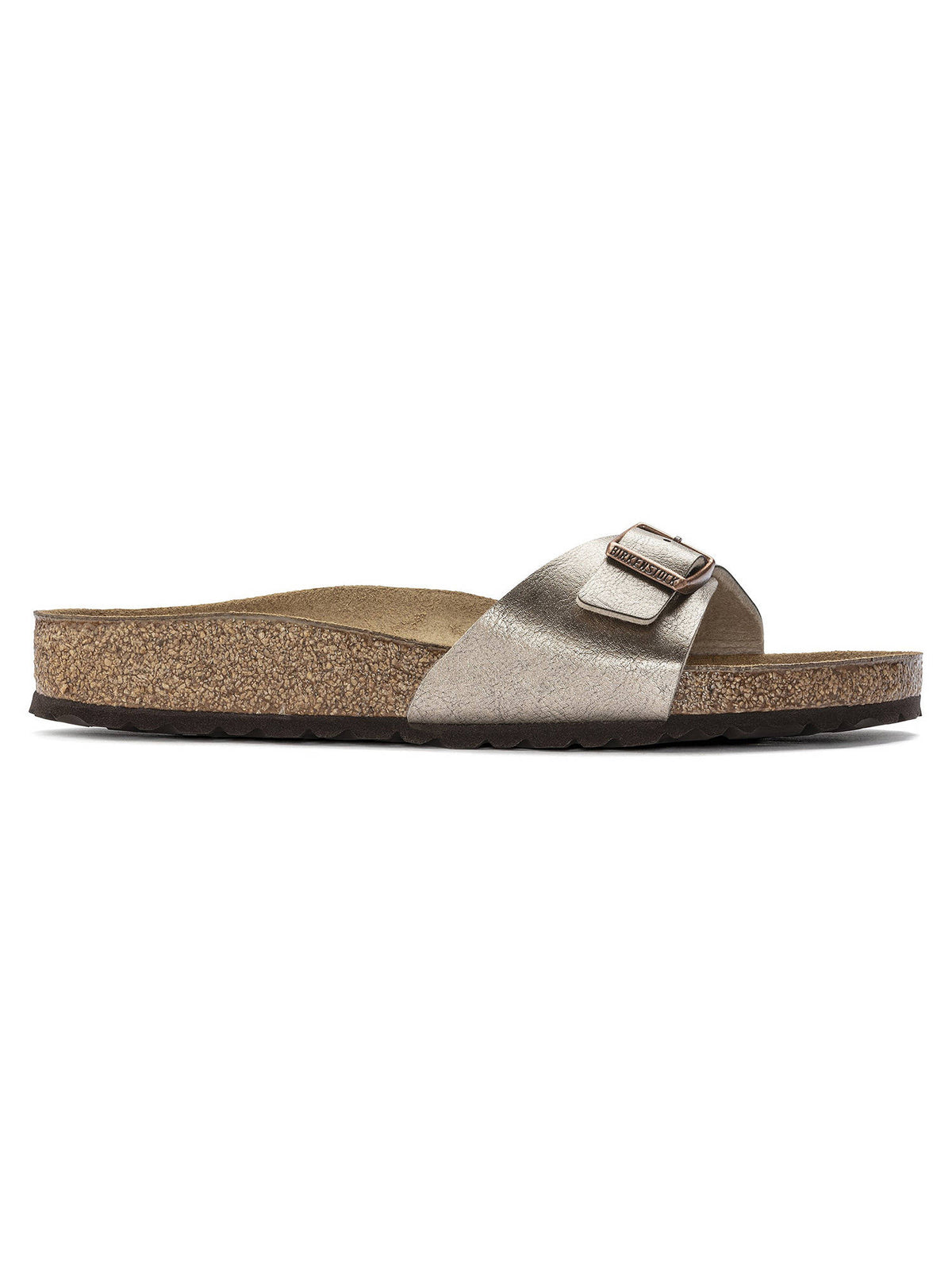 Madrid Solid Beige Narrow Width Women One-strap Sandals | SD89 - view 6