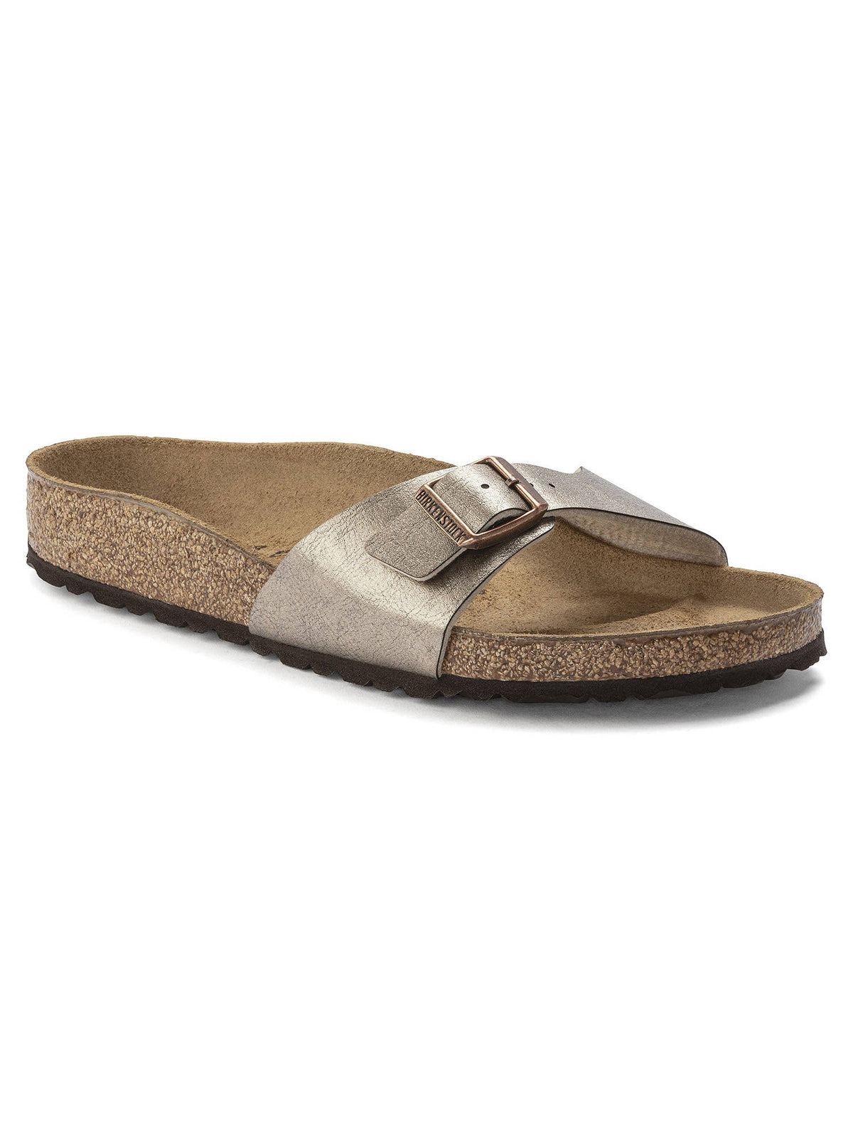 Madrid Solid Beige Narrow Width Women One-strap Sandals | SD89 - view 7