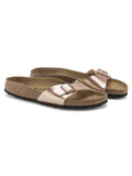 Madrid Copper Narrow Width Women One-Strap Flats | SD89 - view 1