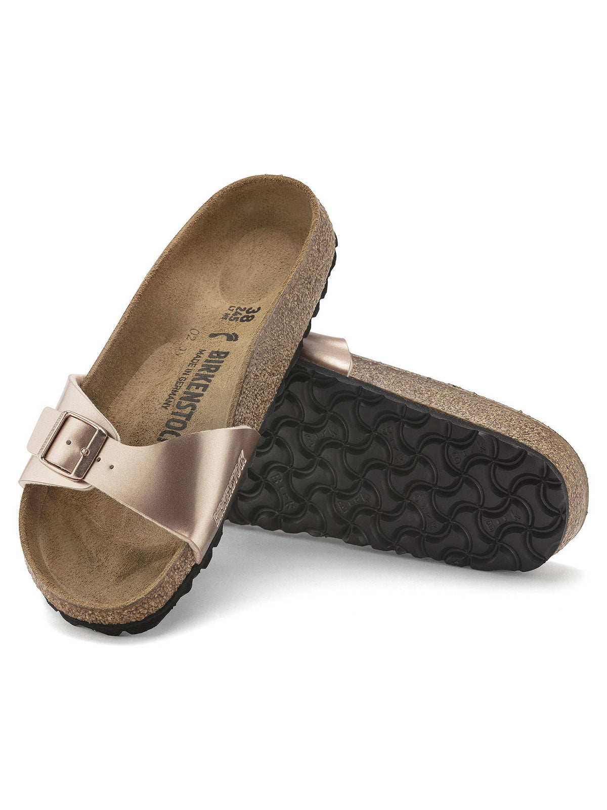 Madrid Copper Narrow Width Women One-Strap Flats | SD89 - view 3