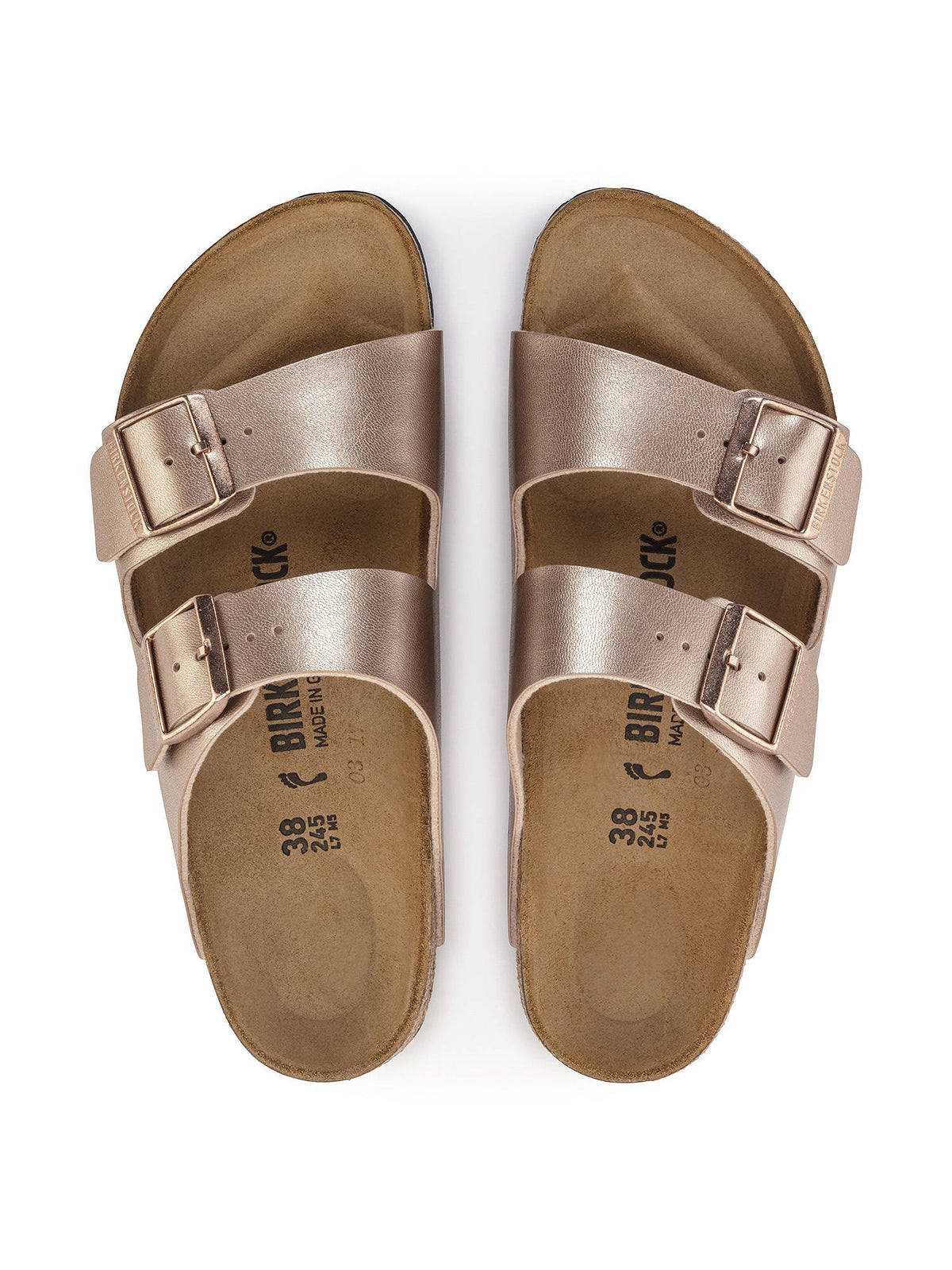 Arizona Copper Narrow Width Women Two-Strap Flats | SD89 - view 4