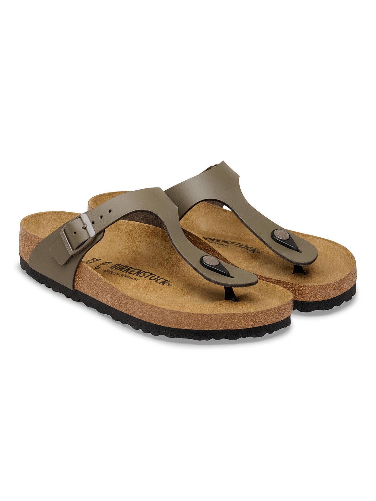 Gizeh Unisex Black Natural Leather Sandals | SD89 - view 9