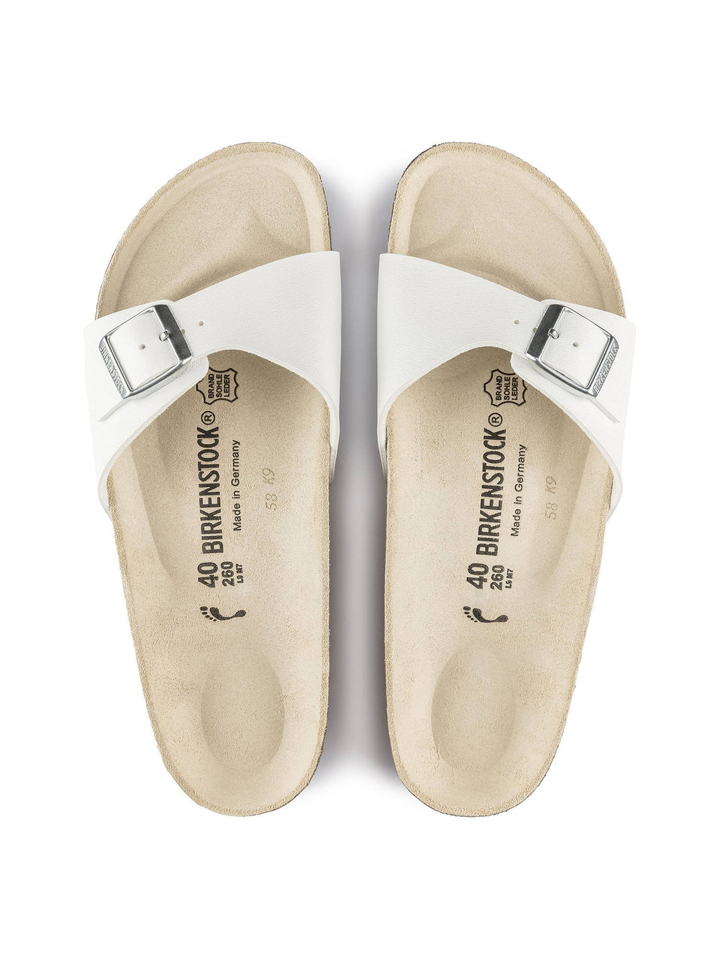 Madrid Birko-Flor Brown Sandals | SD89 - view 11