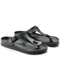 Gizeh Black Solid Regular Width Sandals | SD89 - view 8
