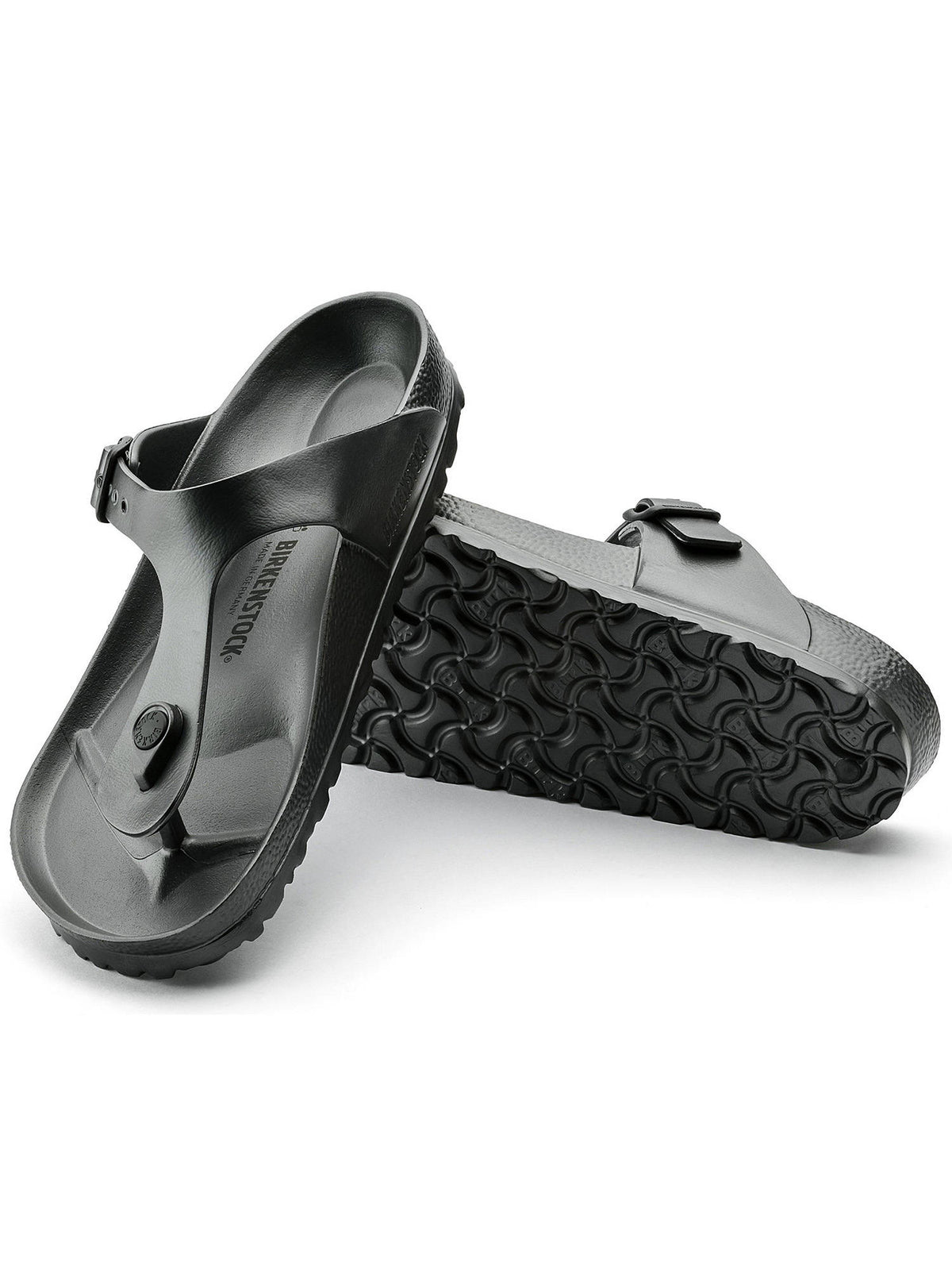 Gizeh Black Solid Regular Width Sandals | SD89 - view 10