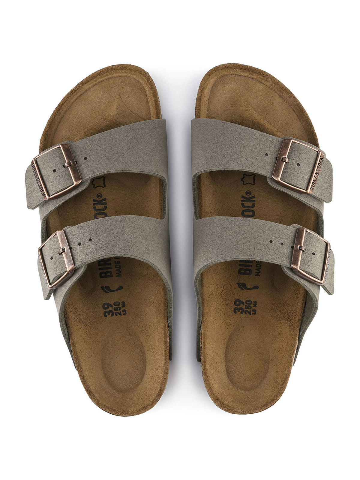 Brown Arizona Solid Narrow Width Sandals | SD89 - view 12