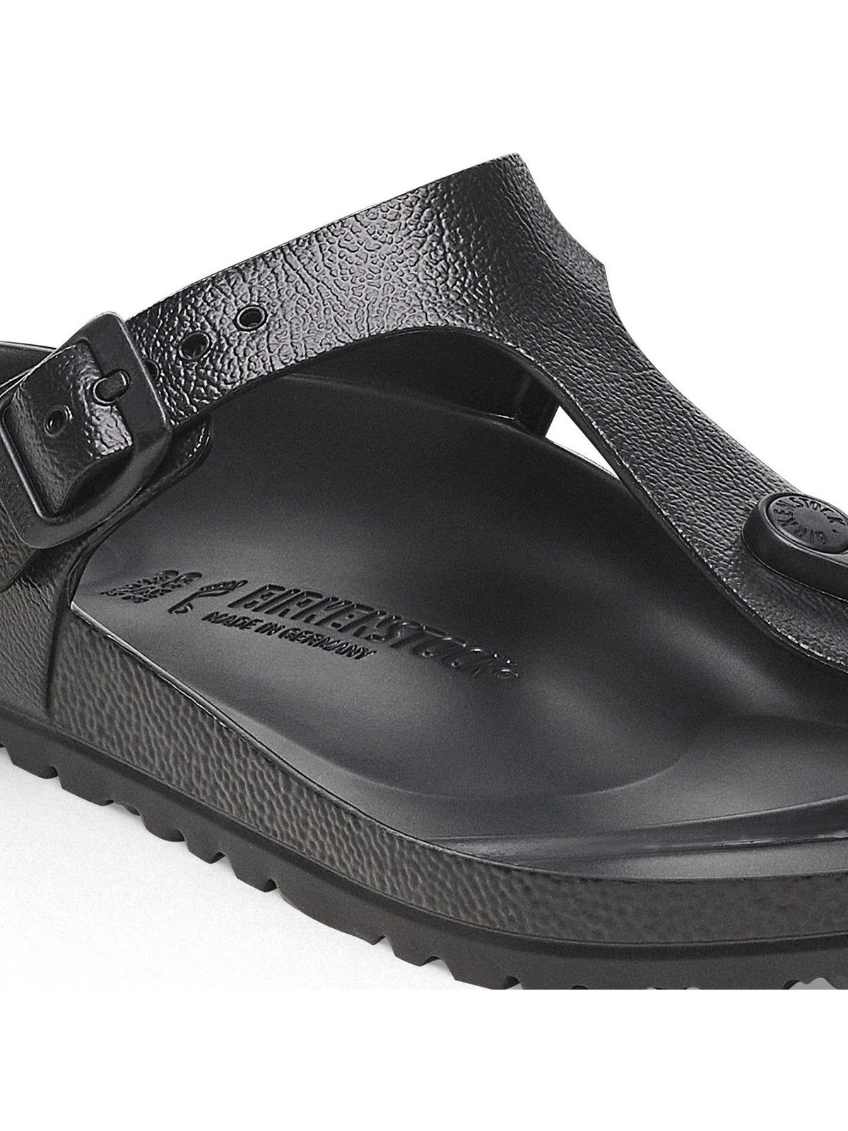 Gizeh Black Solid Regular Width Sandals | SD89 - view 5