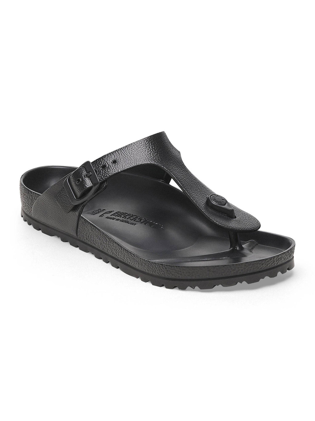 Gizeh Black Solid Regular Width Sandals | SD89 - view 7