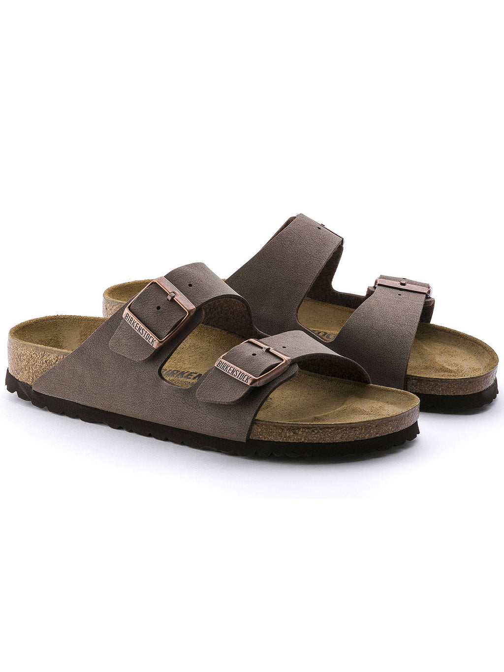 Brown Arizona Solid Narrow Width Sandals | SD89 - view 1