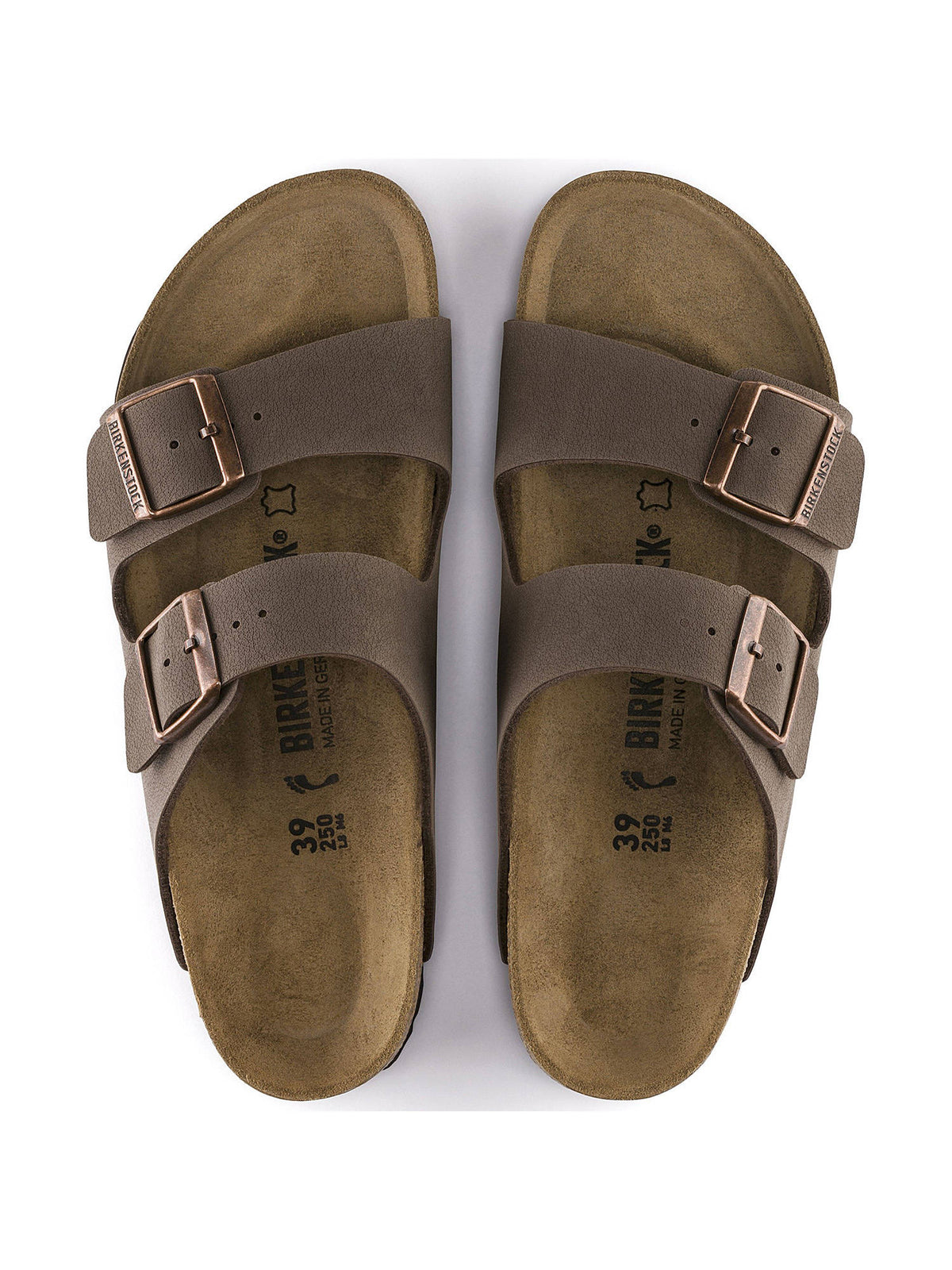 Brown Arizona Solid Narrow Width Sandals | SD89 - view 4