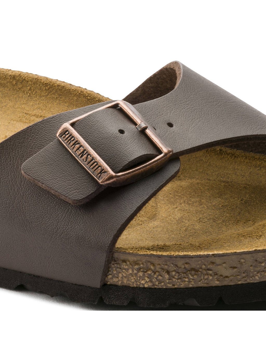 Madrid Birko-Flor Brown Sandals | SD89 - view 5