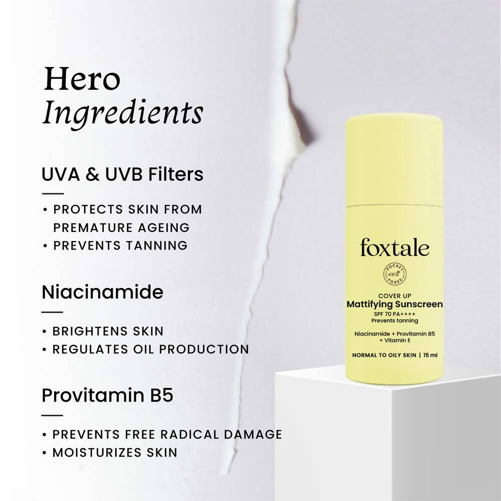 SPF 70 Gel-Cream Sunscreen for Oily Skin with PA++++ & Niacinamide | FC3 - view 3