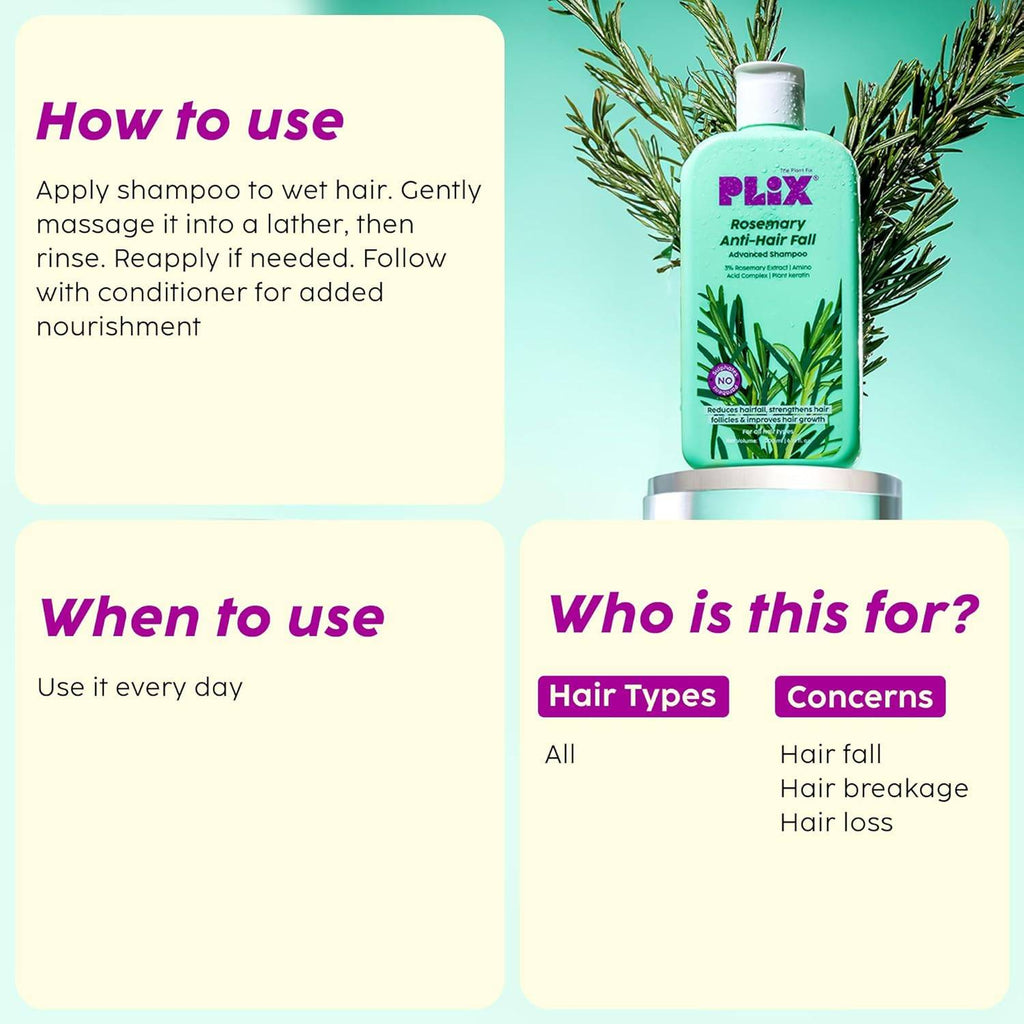 Rosemary Advanced Anti Hair Fall Shampoo | PL1 - view 6