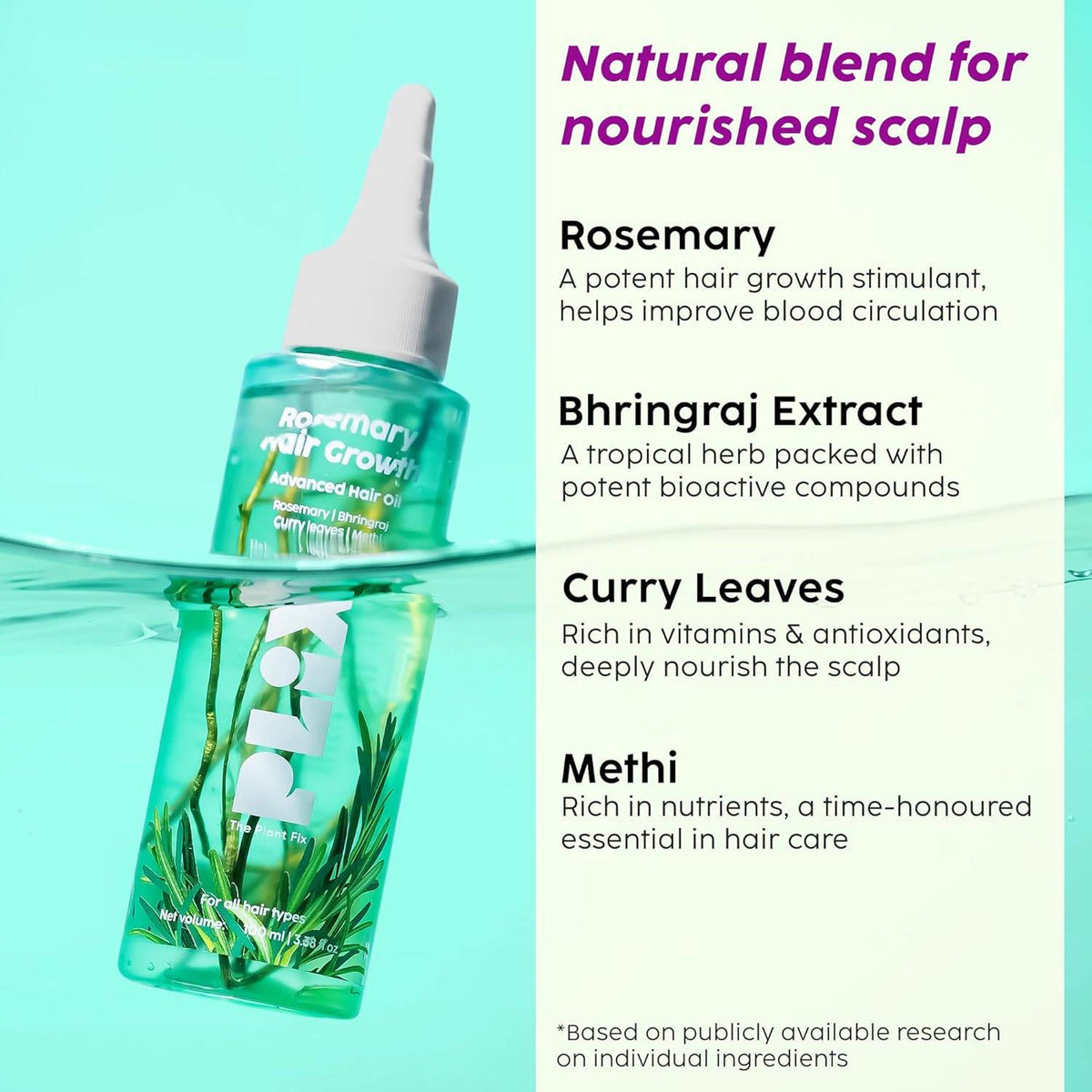 Rosemary Hair Growth Advanced Hair Oil | PL1 - view 2