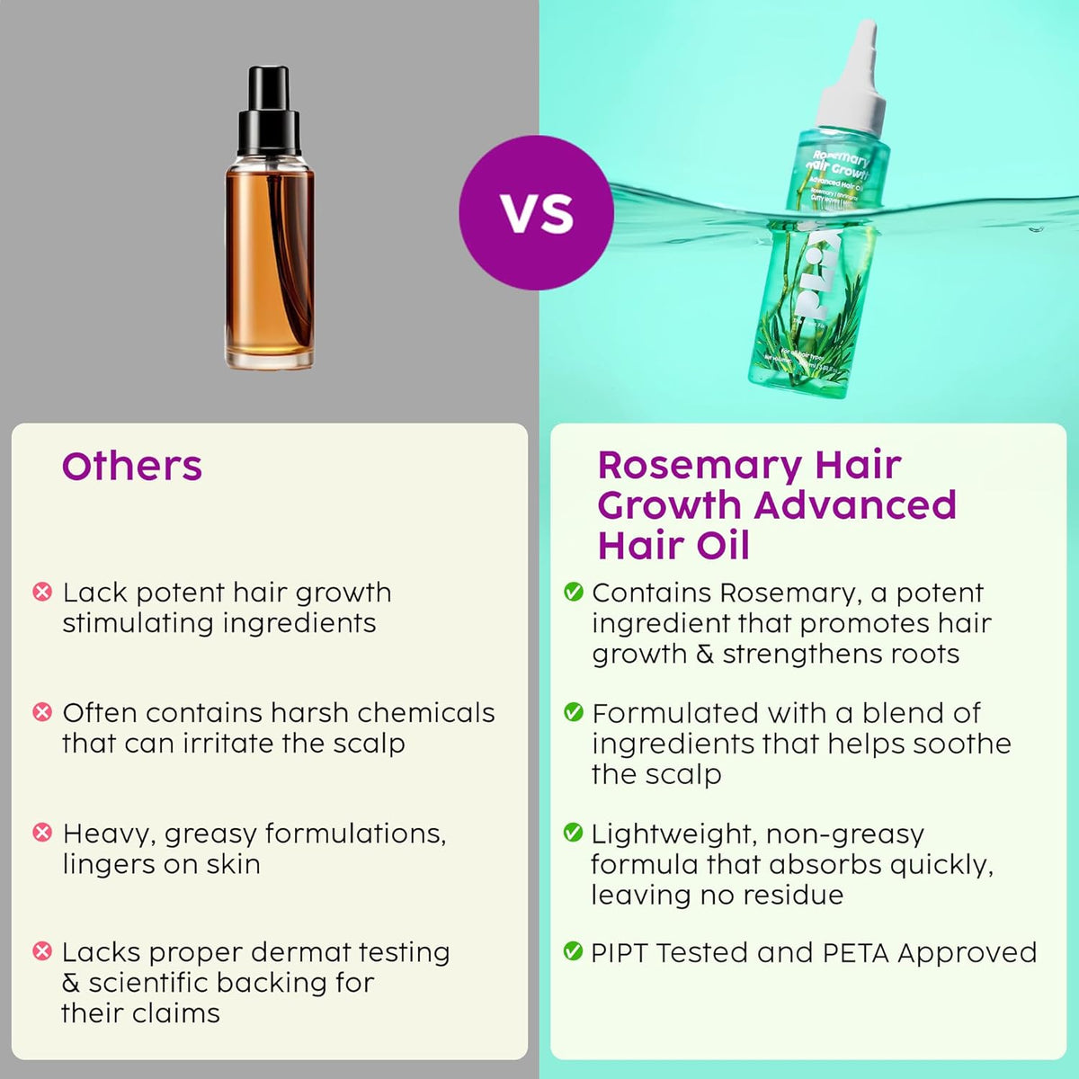 Rosemary Hair Growth Advanced Hair Oil | PL1 - view 5