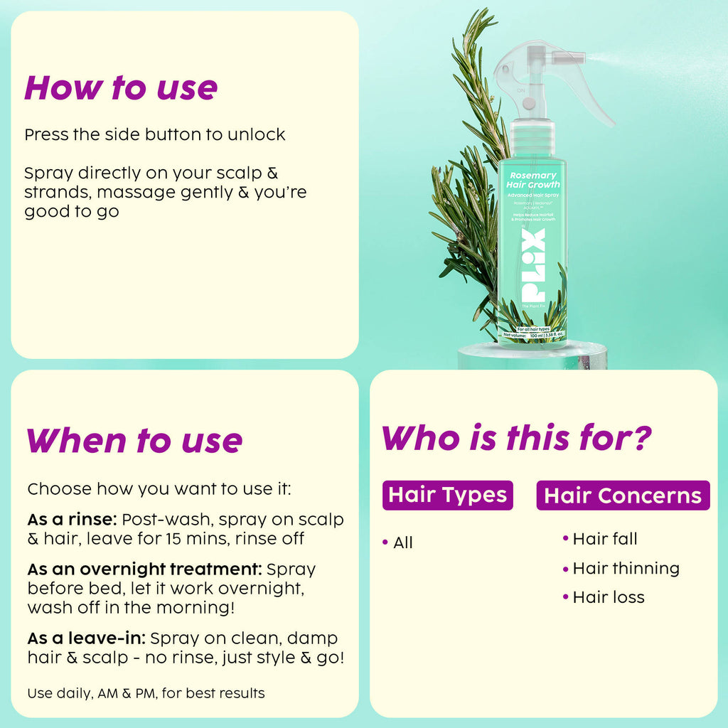 Rosemary Hair Growth Advanced Hair Spray | PL1 - view 5