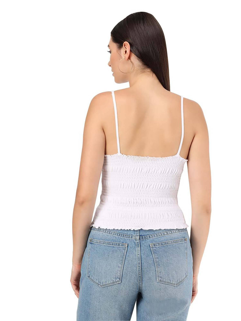White Cami Tank Top | TT98 - view 2