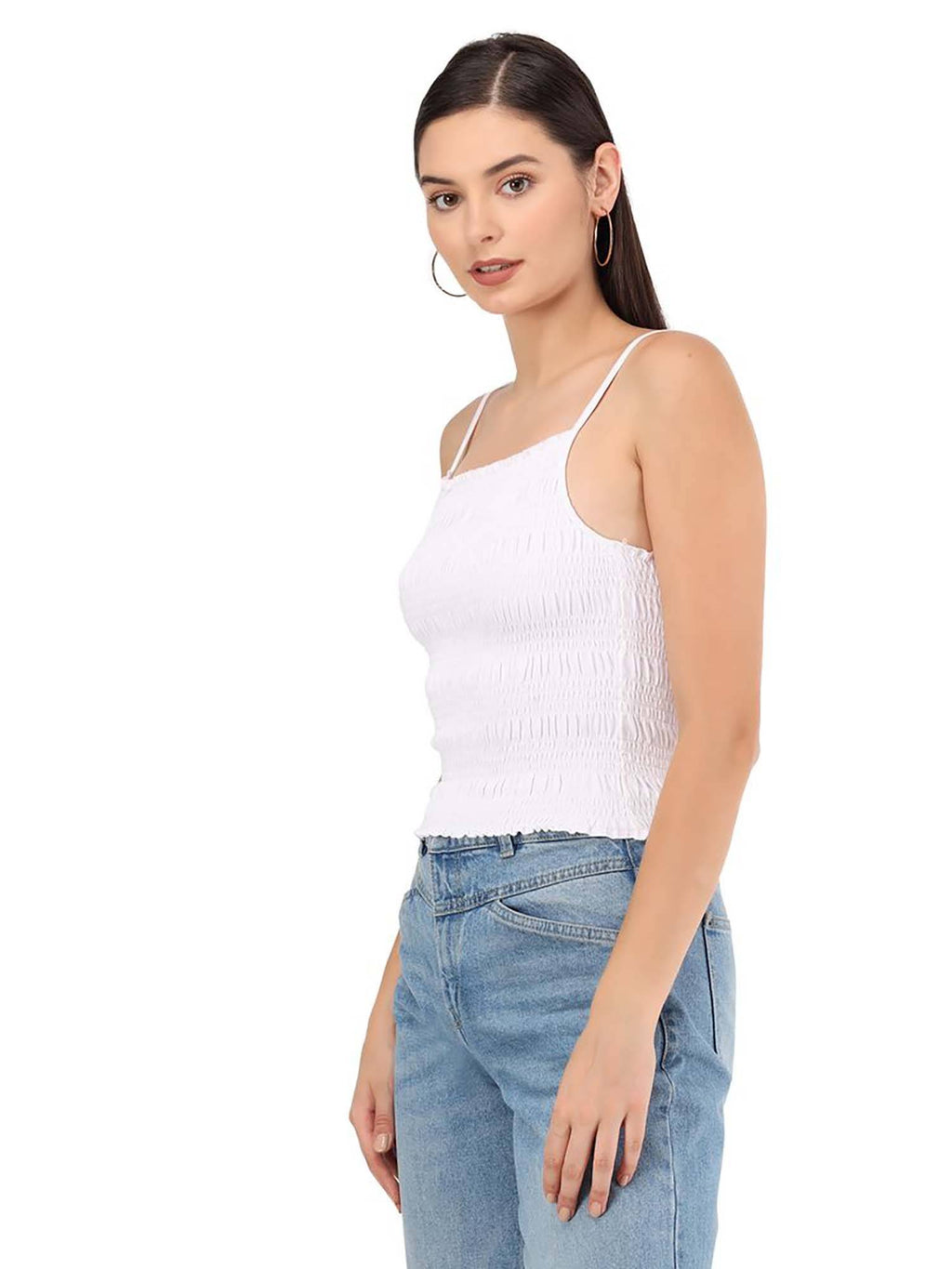 White Cami Tank Top | TT98 - view 4