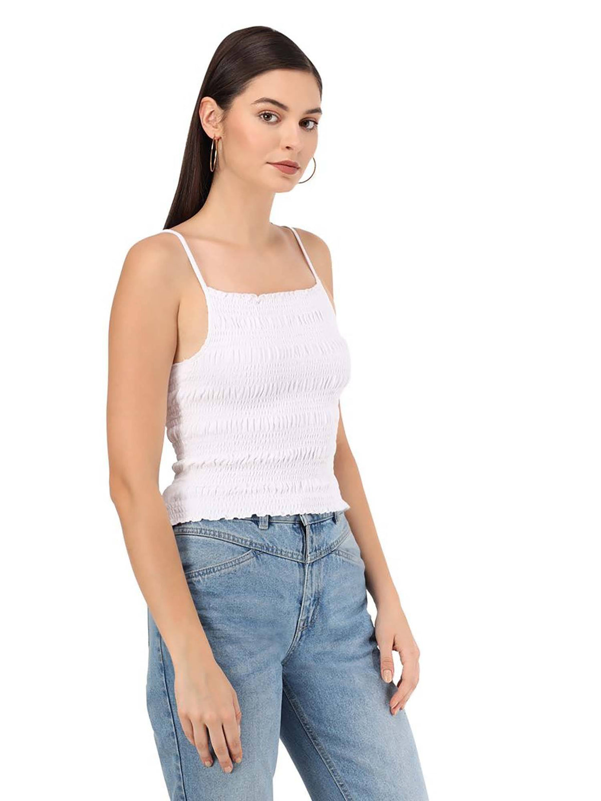 White Cami Tank Top | TT98 - view 5
