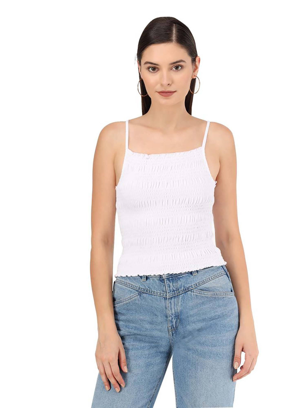 White Cami Tank Top | TT98 - view 7