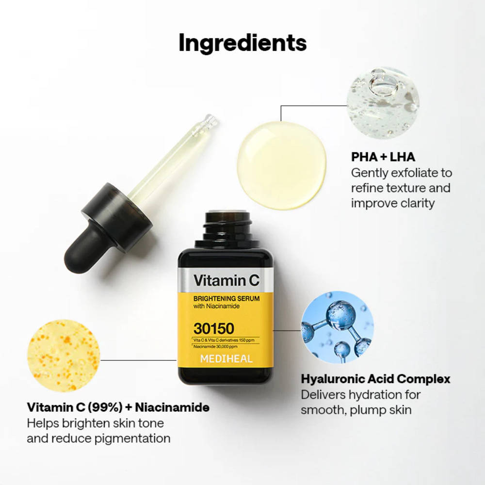 Vitamin C Brightening Serum - Korean Face Serum with Vitamin C, LHA & PHA | Z8 - view 5