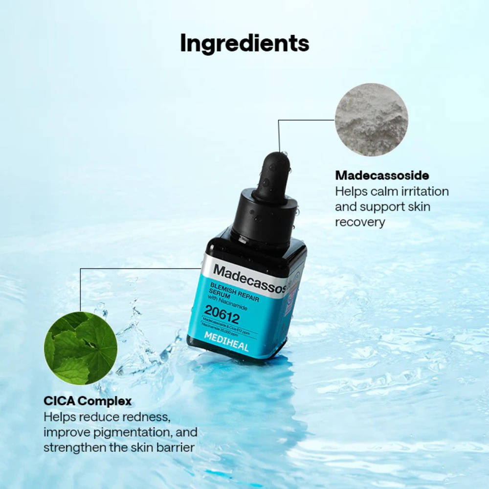 Madecassoside Blemish Repair Serum - Korean Face Serum with Centella Asiatica & Niacinamide | Z8 - view 5