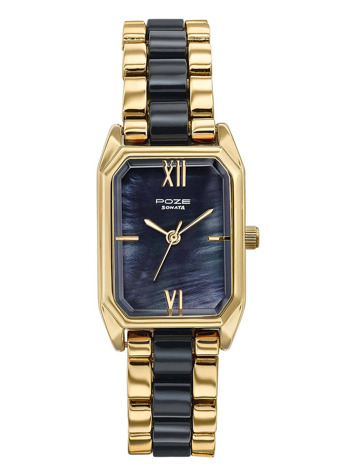 Poze 7 Analog Black MOP Dial Watch For Women - SP80145YD01W | W92 - view 1