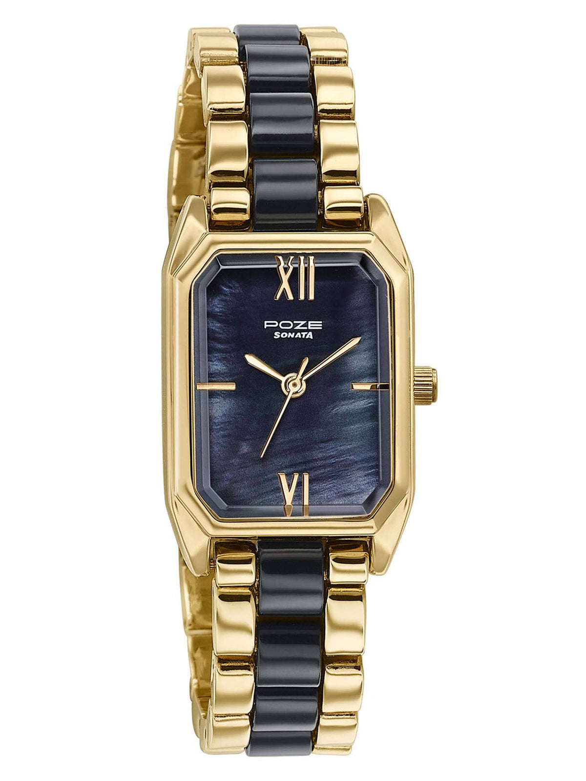 Poze 7 Analog Black MOP Dial Watch For Women - SP80145YD01W | W92 - view 2