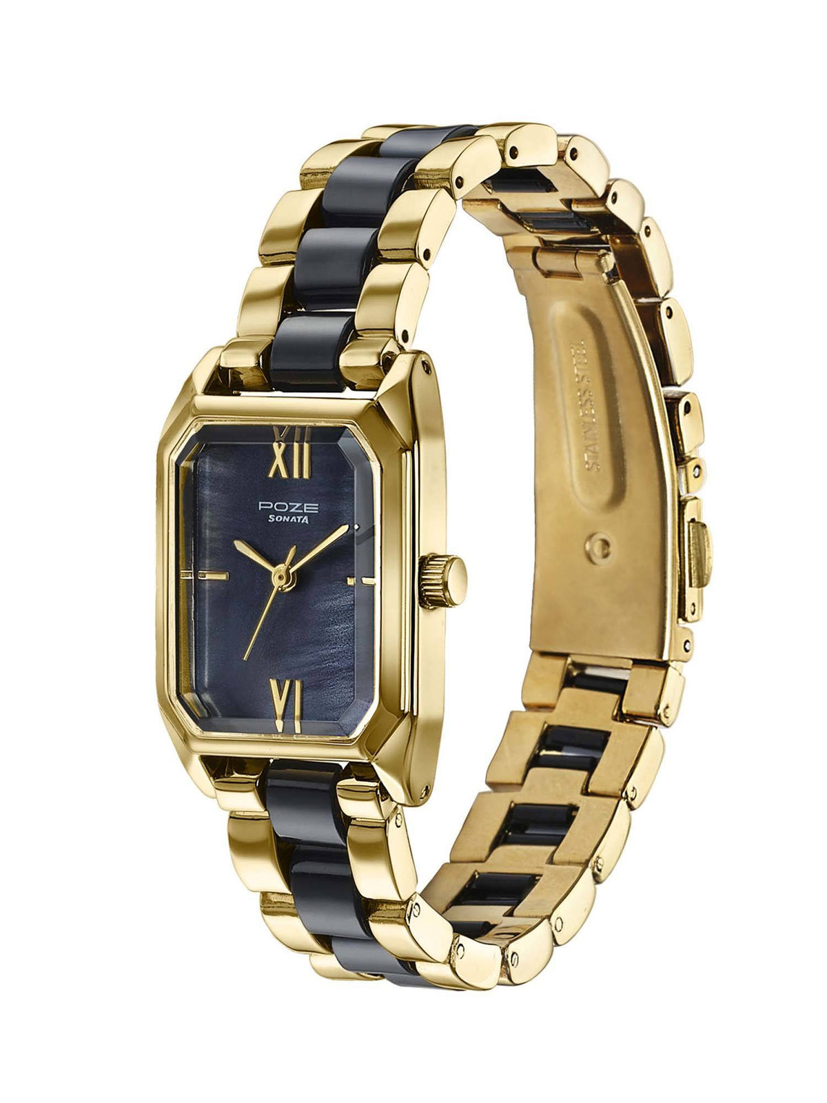 Poze 7 Analog Black MOP Dial Watch For Women - SP80145YD01W | W92 - view 3