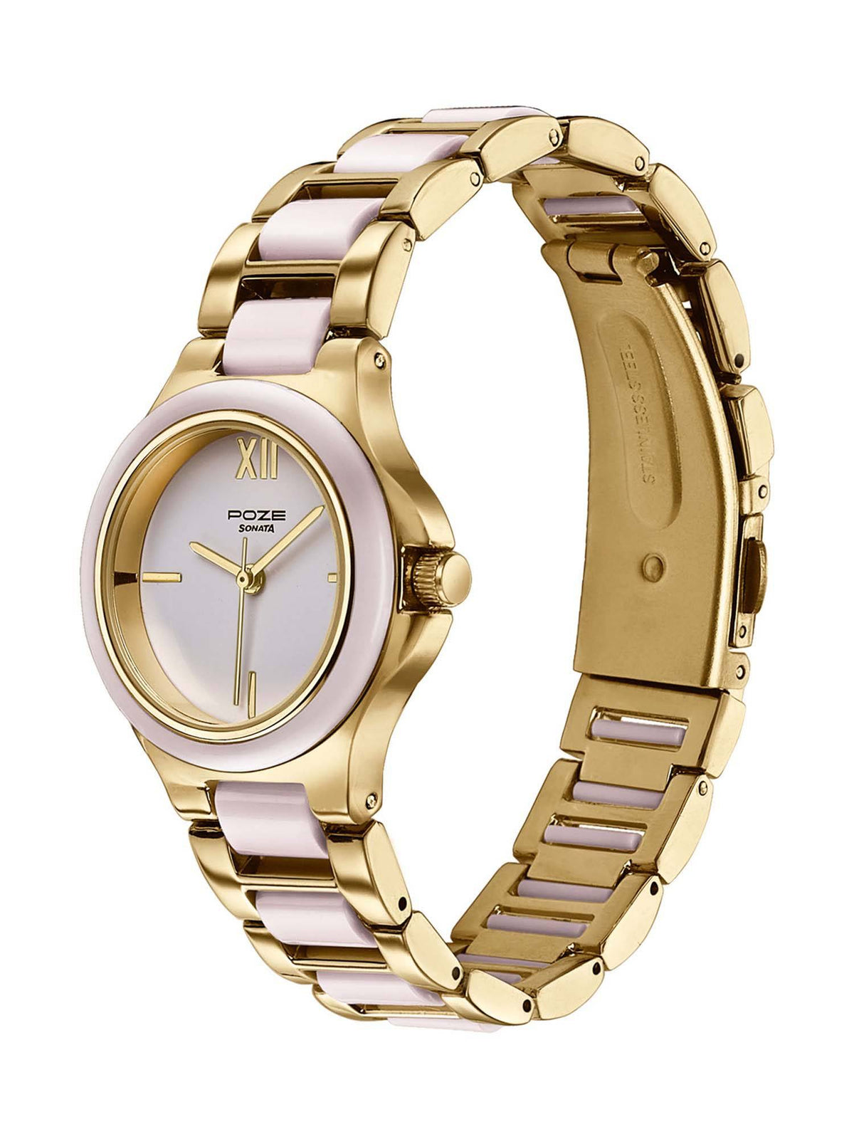 Poze 7 Analog Hushed Violet Dial Watch For Women - SP80147KD01W | W92 - view 3
