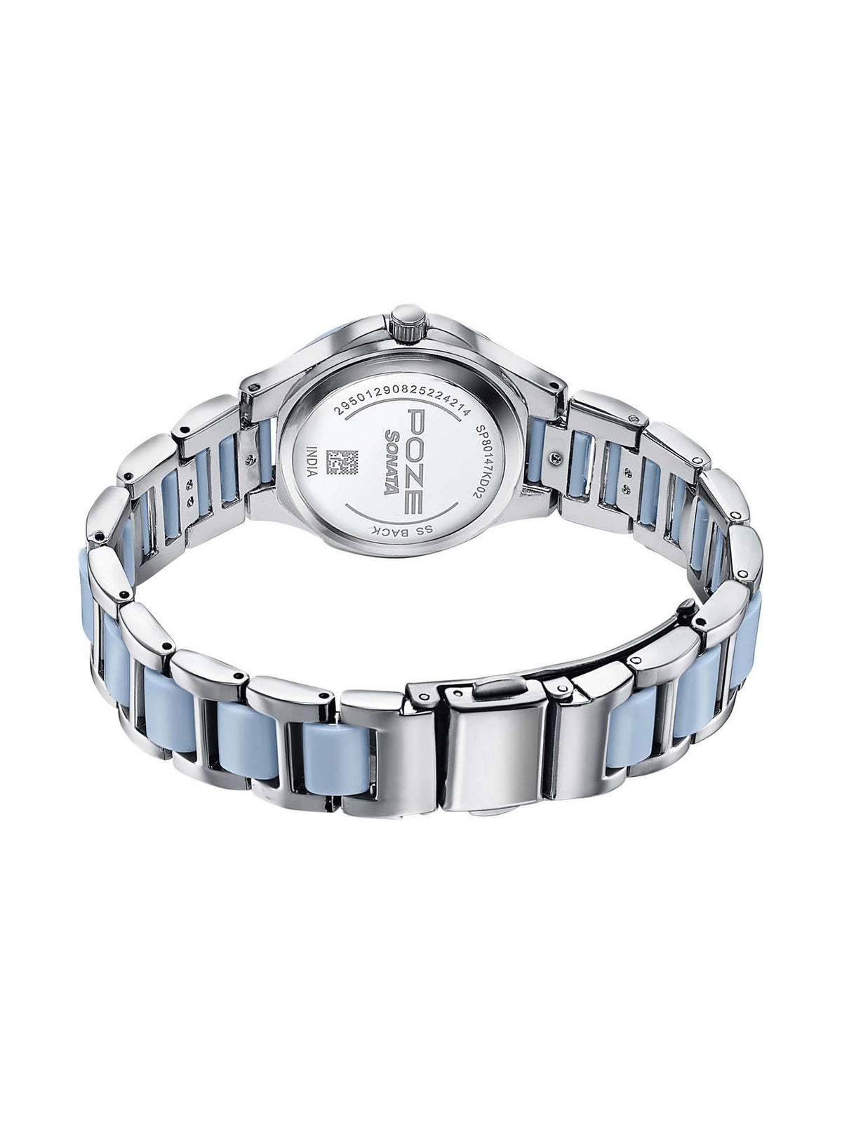 Poze 7 Analog Baby Blue Dial Watch For Women - SP80147KD02W | W92 - view 5
