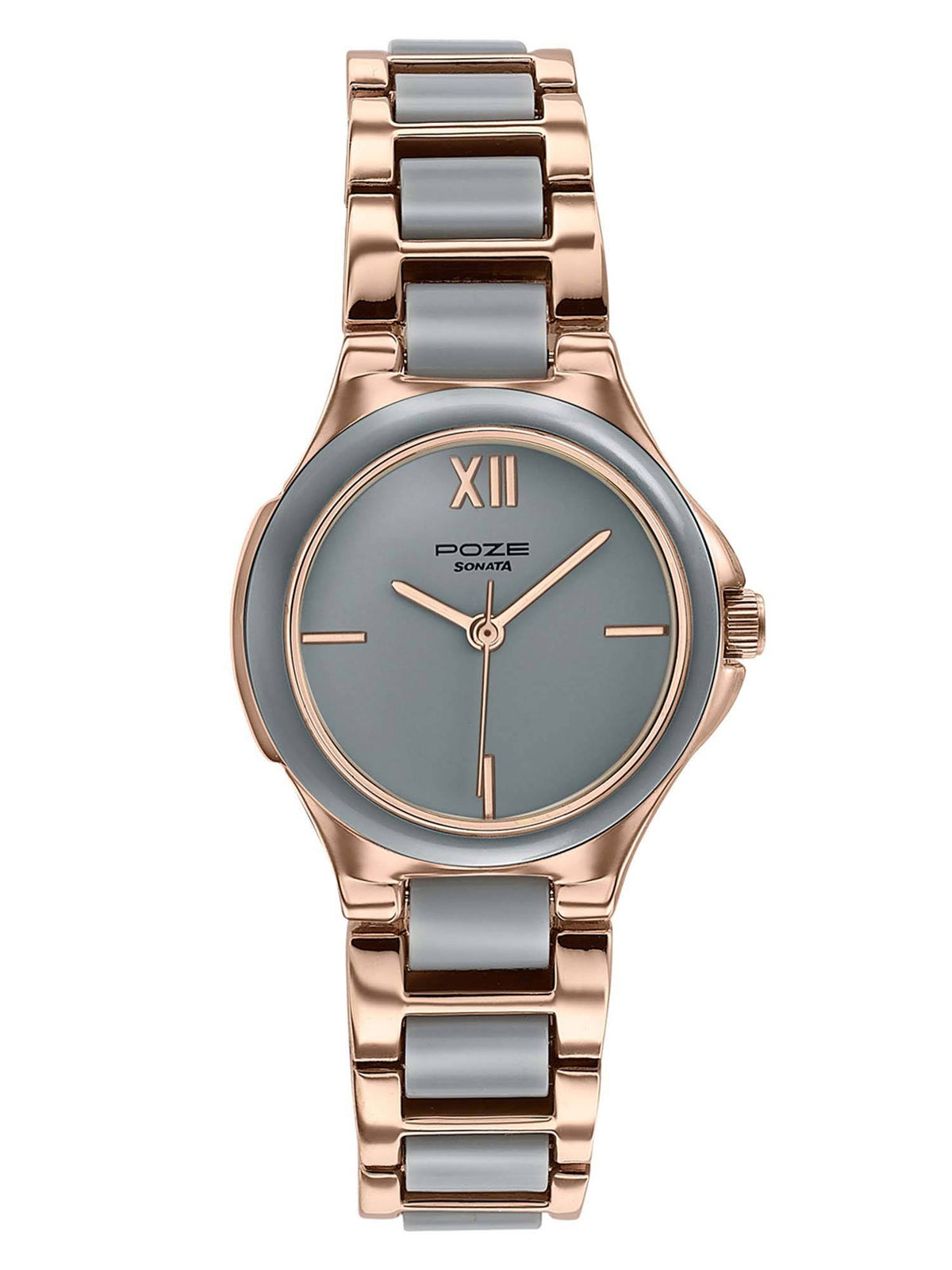 Poze 7 Analog Gray Dial Watch For Women - SP80147KD03W | W92 - view 1