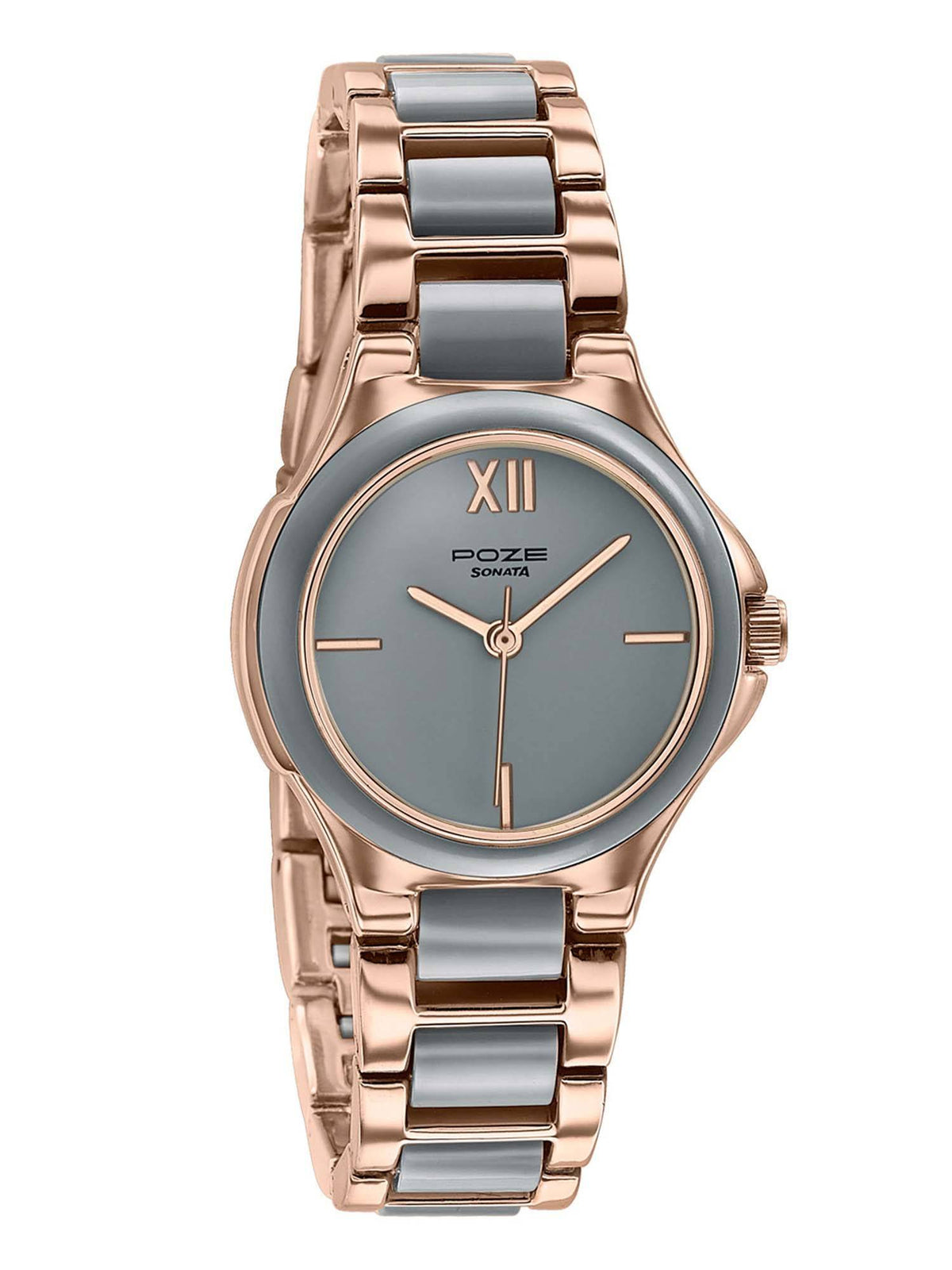 Poze 7 Analog Gray Dial Watch For Women - SP80147KD03W | W92 - view 2
