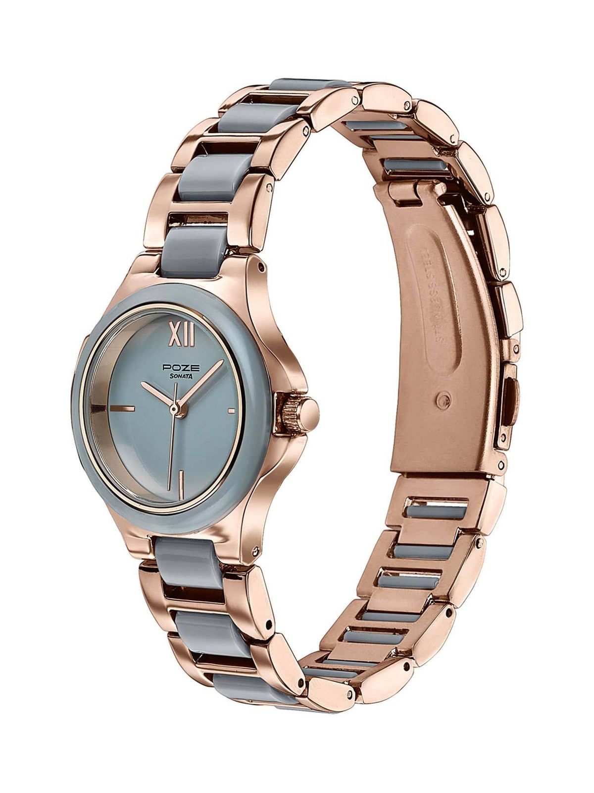 Poze 7 Analog Gray Dial Watch For Women - SP80147KD03W | W92 - view 3