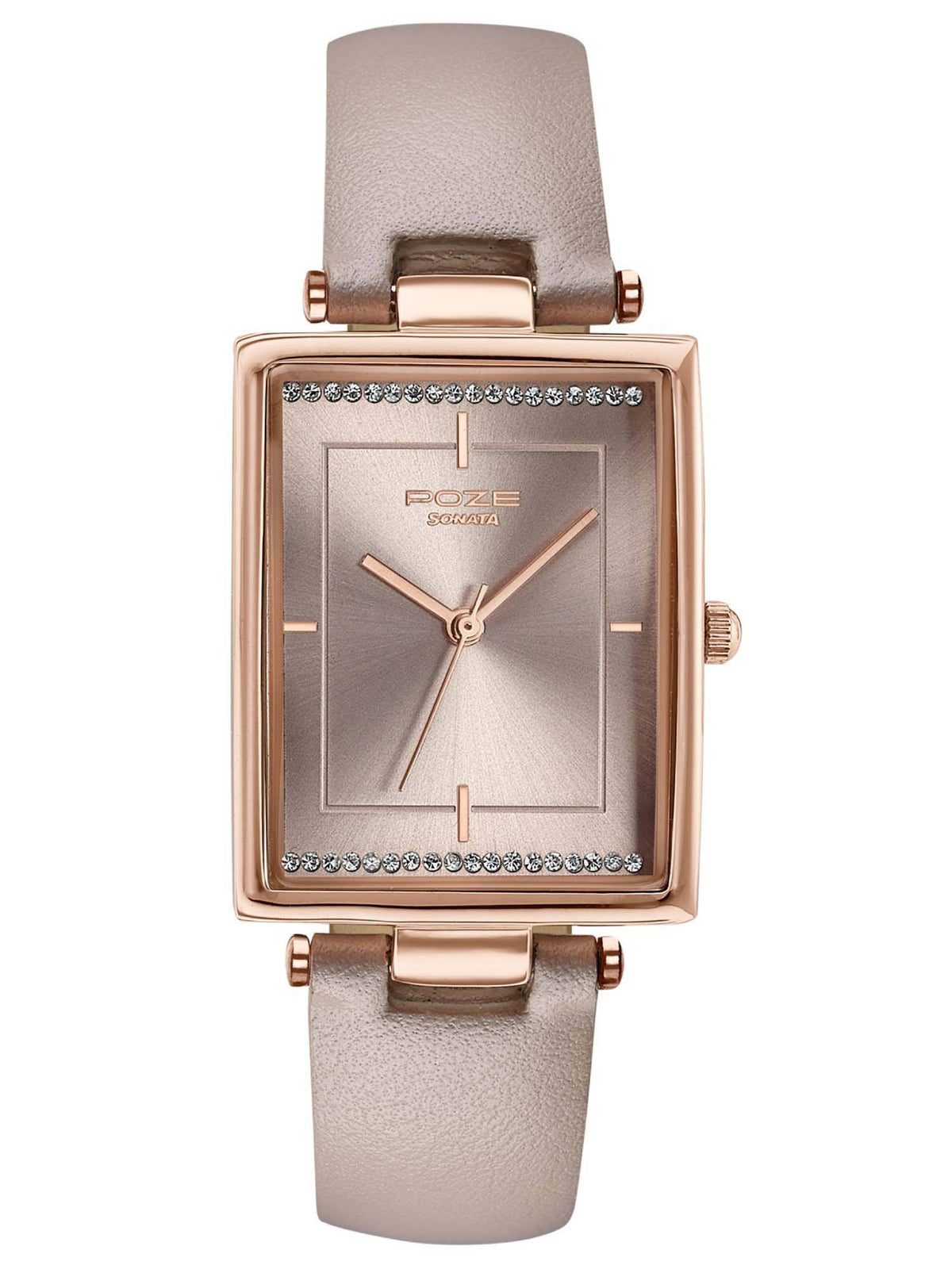 Poze 7 Analog Beige Dial Watch For Women - SP80152WL02W | W92 - view 1