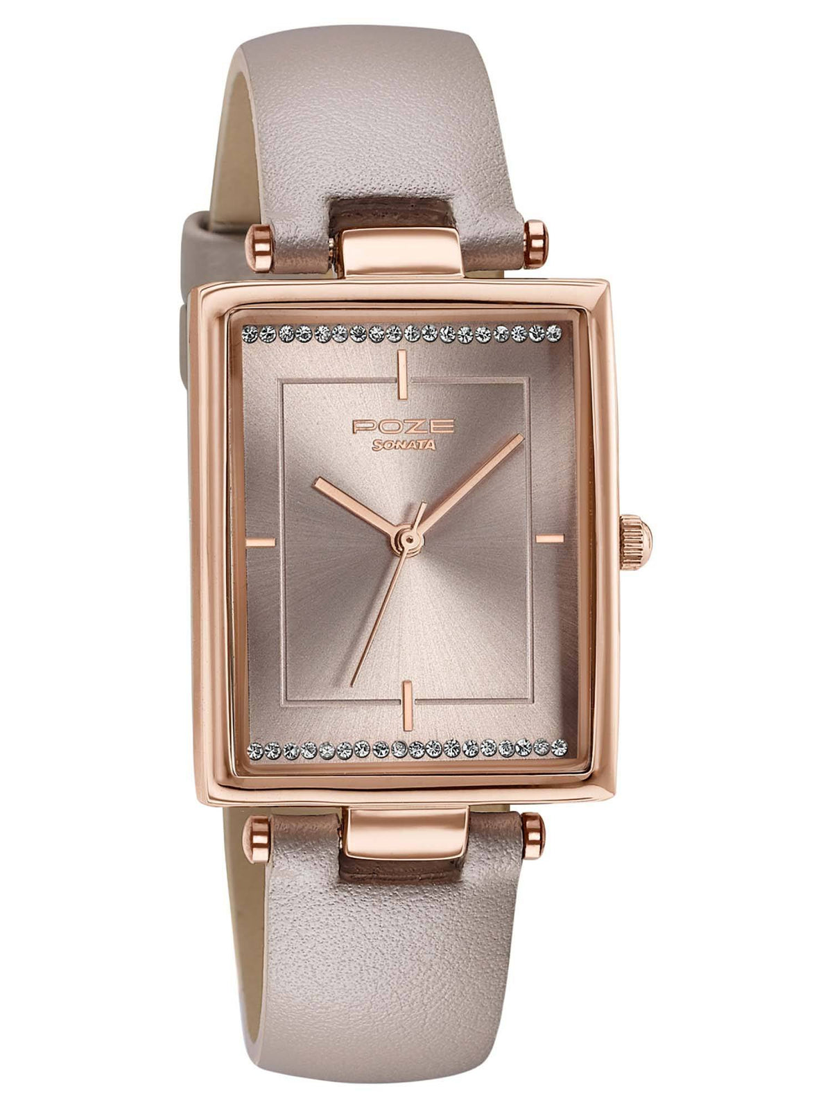 Poze 7 Analog Beige Dial Watch For Women - SP80152WL02W | W92 - view 2