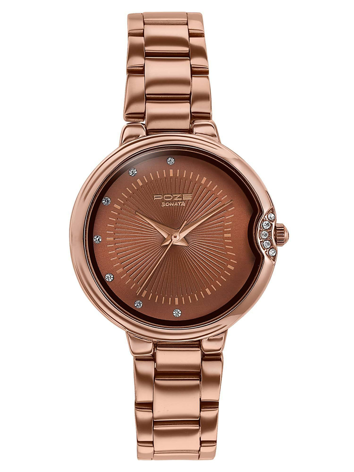 Poze 7 Analog Brown Dial Watch For Women - SP80153QM01W | W92 - view 1