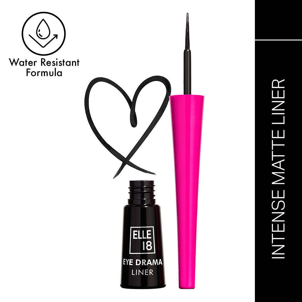 Eye Drama Liner, Matte Finish, Long Lasting, Water Resistant - Black | E20 - view 1