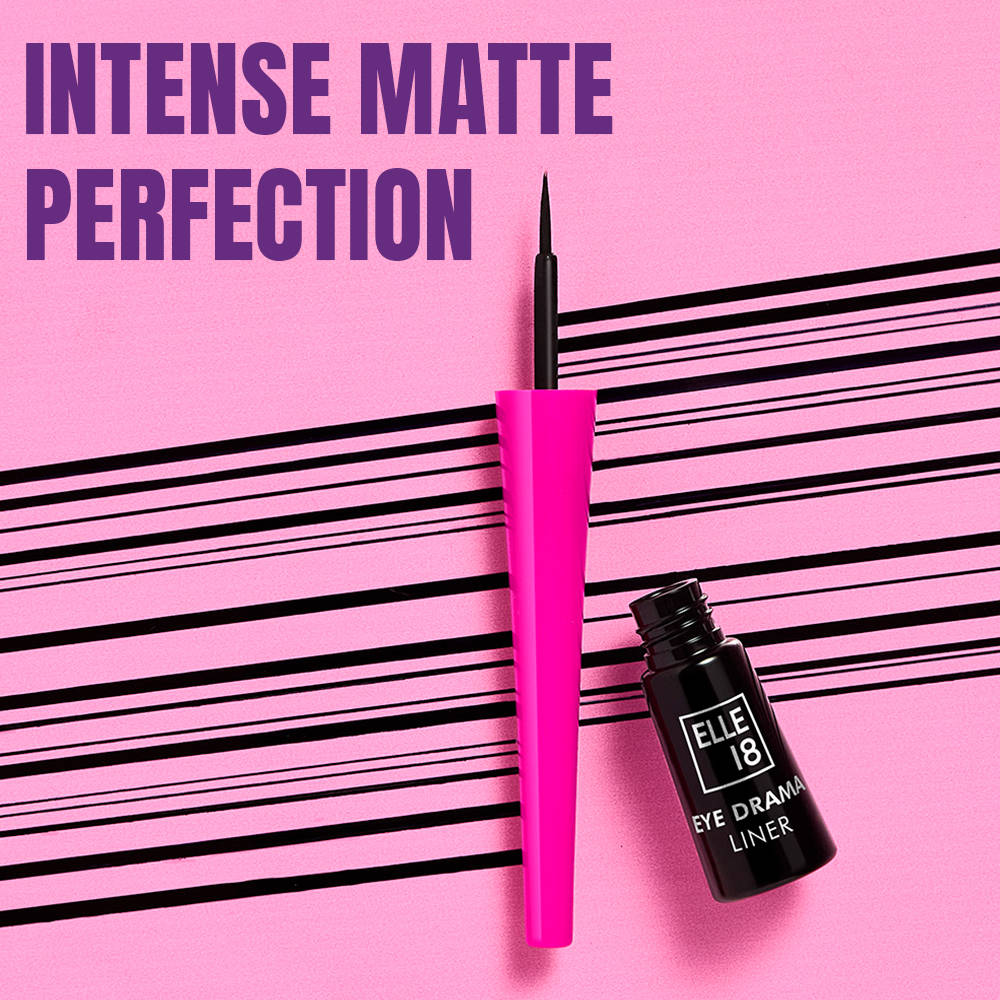 Eye Drama Liner, Matte Finish, Long Lasting, Water Resistant - Black | E20 - view 3